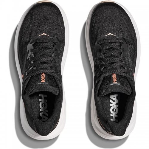 Hoka Women Clifton 10 - Black / Rose Gold