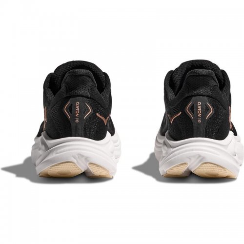 Hoka Women Clifton 10 - Black / Rose Gold