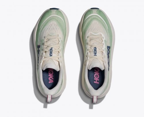 Hoka Women Skyflow - Alabaster / Vintage Green