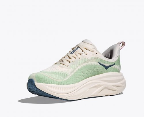 Hoka Women Skyflow - Alabaster / Vintage Green