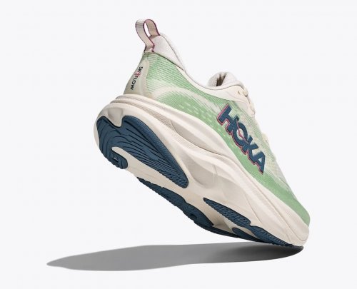 Hoka Women Skyflow - Alabaster / Vintage Green