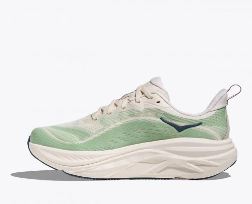 Hoka Women Skyflow - Alabaster / Vintage Green