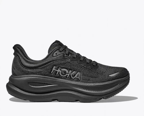 Hoka Women Bondi 9 Wide - Black / Black
