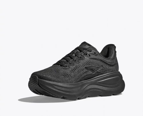 Hoka Women Bondi 9 Wide - Black / Black