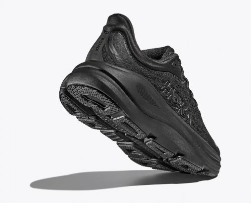 Hoka Women Bondi 9 Wide - Black / Black