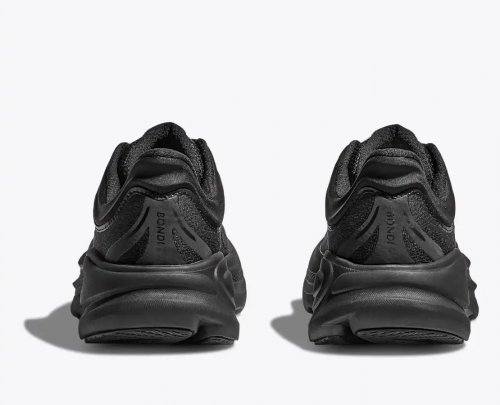 Hoka Women Bondi 9 Wide - Black / Black