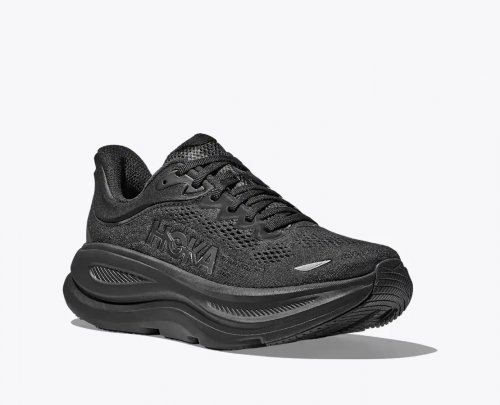 Hoka Women Bondi 9 Wide - Black / Black