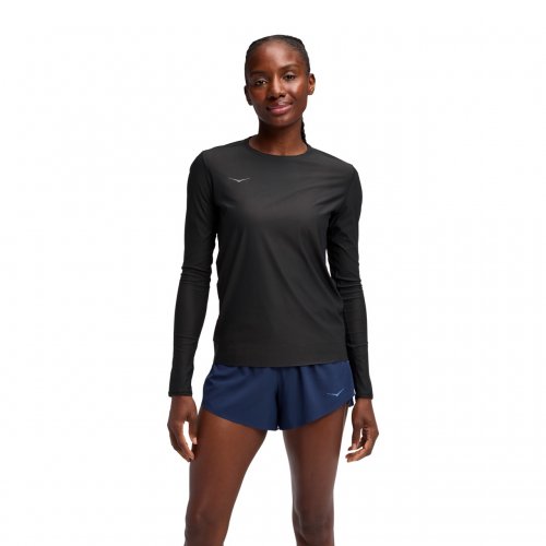 Hoka Woman Airolite Long Sleeve 2.0 - Black