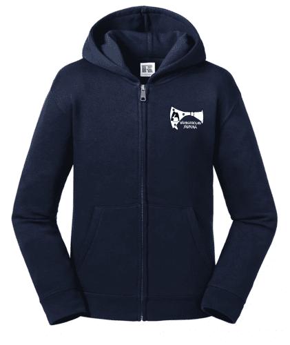 Väringaskolan Hood Zip Jr - Marin