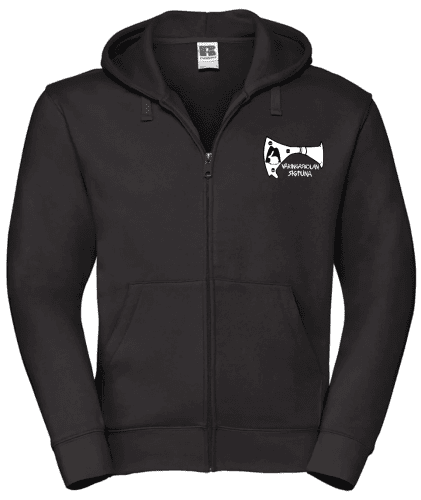 Väringaskolan Hood Zip - Svart