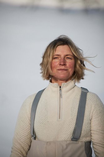 Houdini Ws Lykan Half Zip - Foggy Mountain