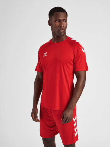 Hummel Men's Core XK Poly T-Shirt - True Red