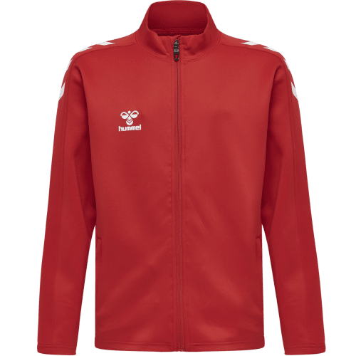 Hummel Kids Core XK Poly Zip Sweat - Red/White