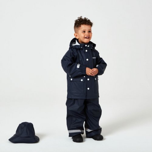 Kids Wings High Rainpants - Navy