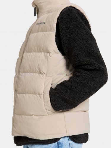 Didriksons Kilo Kids Vest - Clay Beige