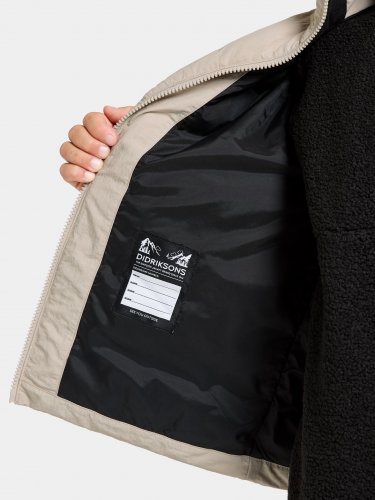 Didriksons Kilo Kids Vest - Clay Beige