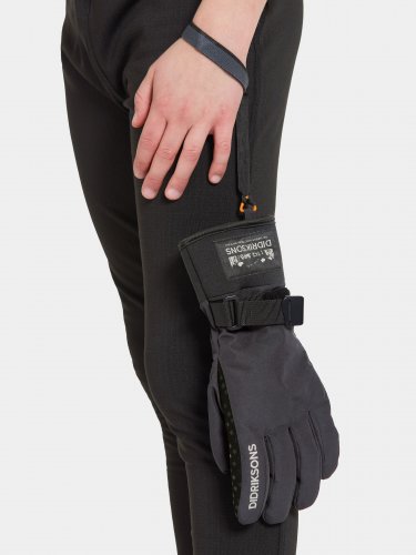 Didriksons Lovas Five Finger Gloves - Black