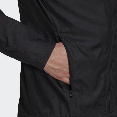 Adidas Marathon 3-Stripes Jacket - Black/White