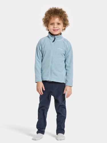 Didriksons Monte Kids Fullzip - Cloud Blue
