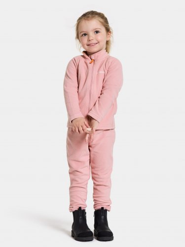 Didriksons Monte Kids Fullzip 10 - Soft Pink