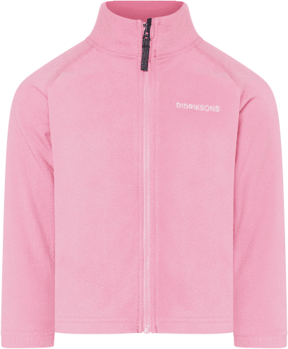 Didriksons Monte Kids Fullzip - Light Heather Pink