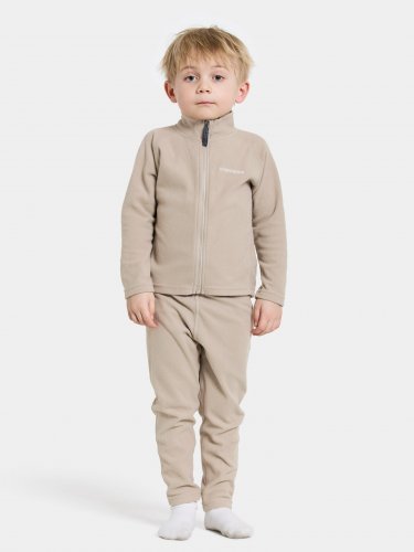 Didriksons Monte Kids Fullzip - Beach Beige