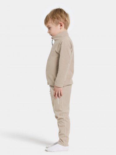 Didriksons Monte Kids Fullzip - Beach Beige