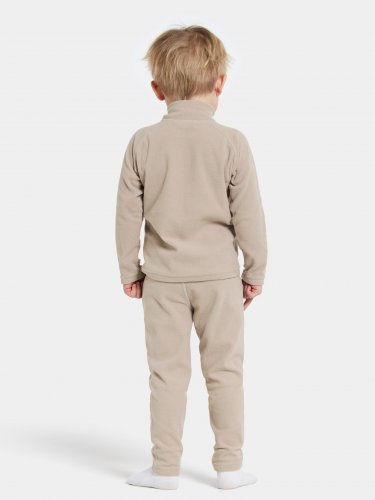Didriksons Monte Kids Fullzip - Beach Beige