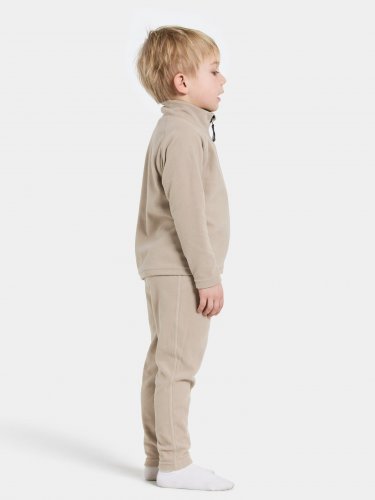 Didriksons Monte Kids Fullzip - Beach Beige