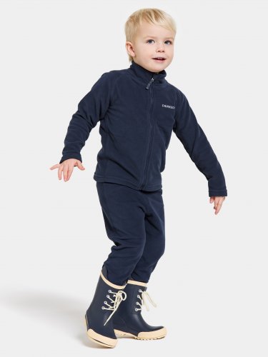 Didriksons Monte Kids Fullzip 10 - Navy