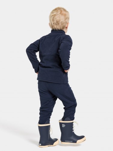 Didriksons Monte Kids Fullzip 10 - Navy