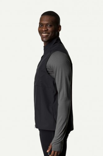 Houdini Ms Pace Hybrid Vest - True Black