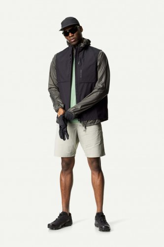 Houdini Ms Pace Hybrid Vest - True Black