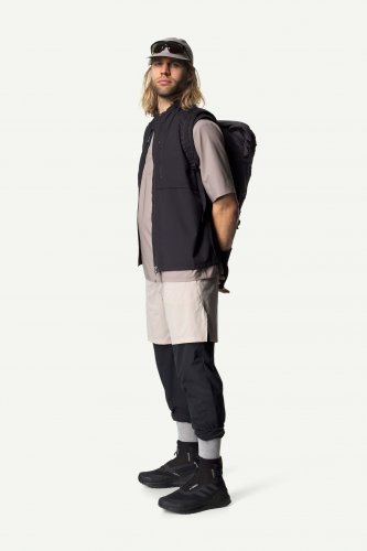 Houdini Ms Pace Hybrid Vest - True Black