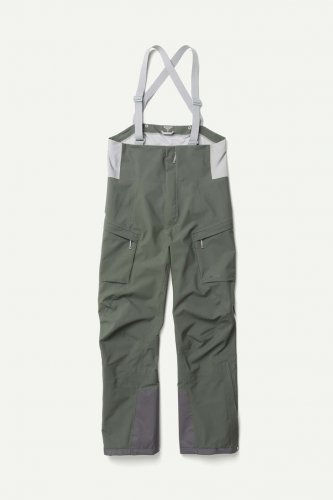 Houdini Ms Rollercoaster Bib Pants - Baremark Green