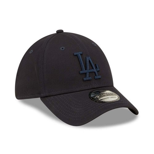 New Era 39Thirty League Essential LA Dodgers Stretch Fit Cap - Navy/Blue