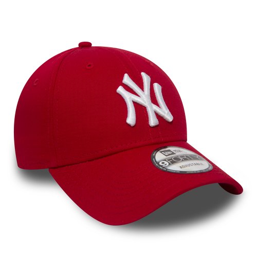 New Era 940 Essential New York Yankees Cap - Red/White
