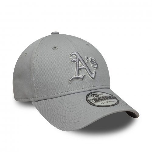 New Era 9Forty Athletics MLB Team Outline Cap - Grey