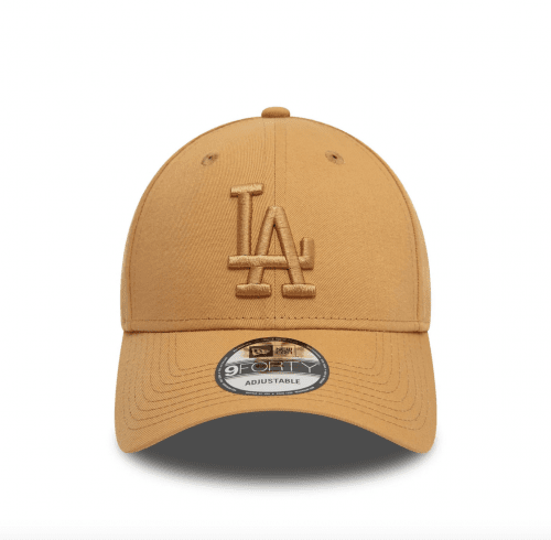 New Era 9Forty LA Dodgers League Essential Adjustable Cap - Dark Beige