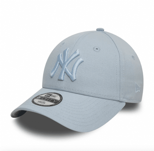 New Era Kids 9Forty New York Yankees League Essential Adjustable Cap - Pastel Blue