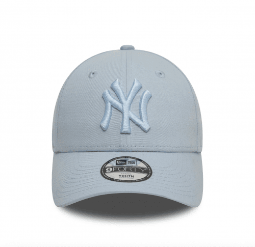 New Era Kids 9Forty New York Yankees League Essential Adjustable Cap - Pastel Blue