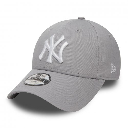 New Era Kids 9Forty League Essential New York Yankees Cap - Grey