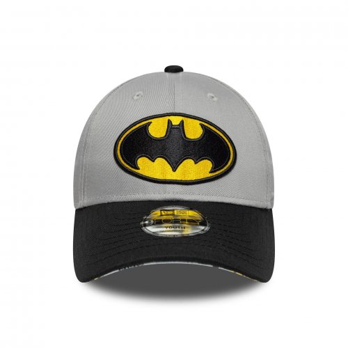 New Era Kids 9Forty Youth DC Batman Cap - Grey