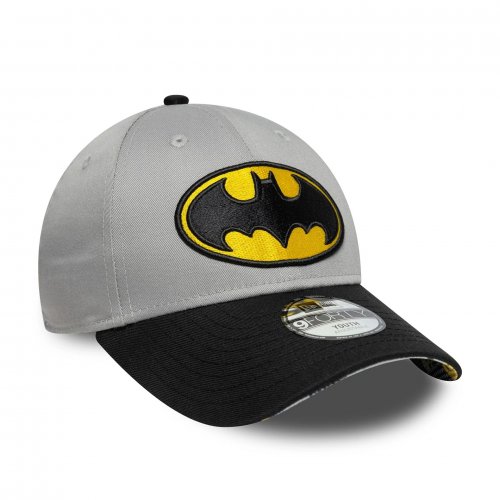 New Era Kids 9Forty Youth DC Batman Cap - Grey