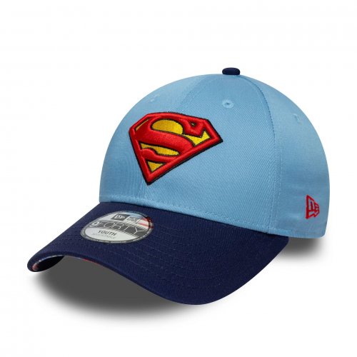 New Era Kids 9Forty Youth DC Superman Cap - Pastel Blue