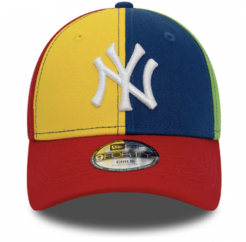New Era Kids Block 9Forty NY Yankees - Red / Yellow / Green / Blue