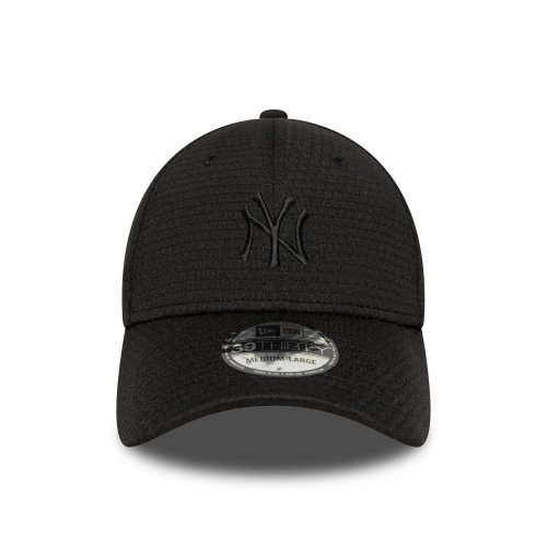 New Era 39Thirty New York Yankees MLB Stretch Mesh Stretch-Fit Cap - Black