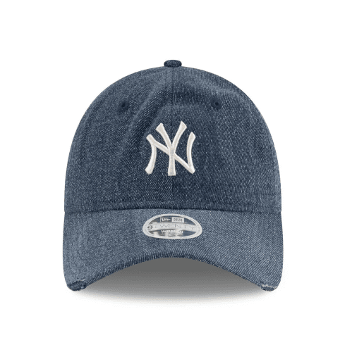 New Era Womens Acid Denim 9Twenty New York Yankees - Navy / White