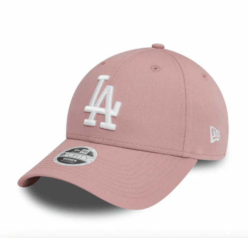 New Era Women's LA Dodgers League Essential Adjustable Cap - Dark Pink