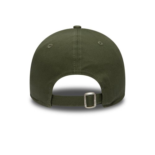 New Era 940 Kids League Essential New York Yankees Cap - Olive Green/White